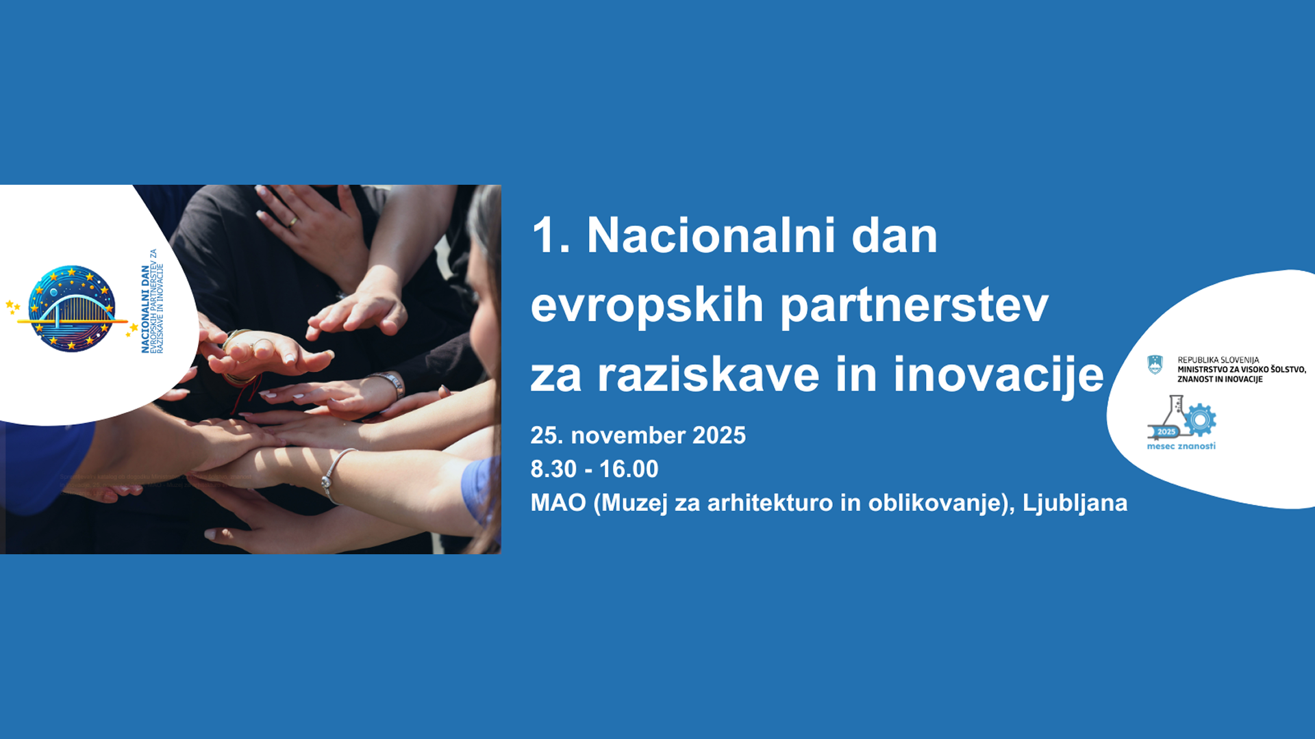 Sodelovanje na dogodku 1. Nacionalni dan evropskih partnerstev za raziskave in inovacije